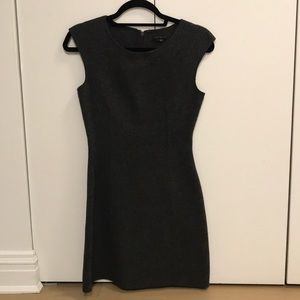 Theory grey wool dress